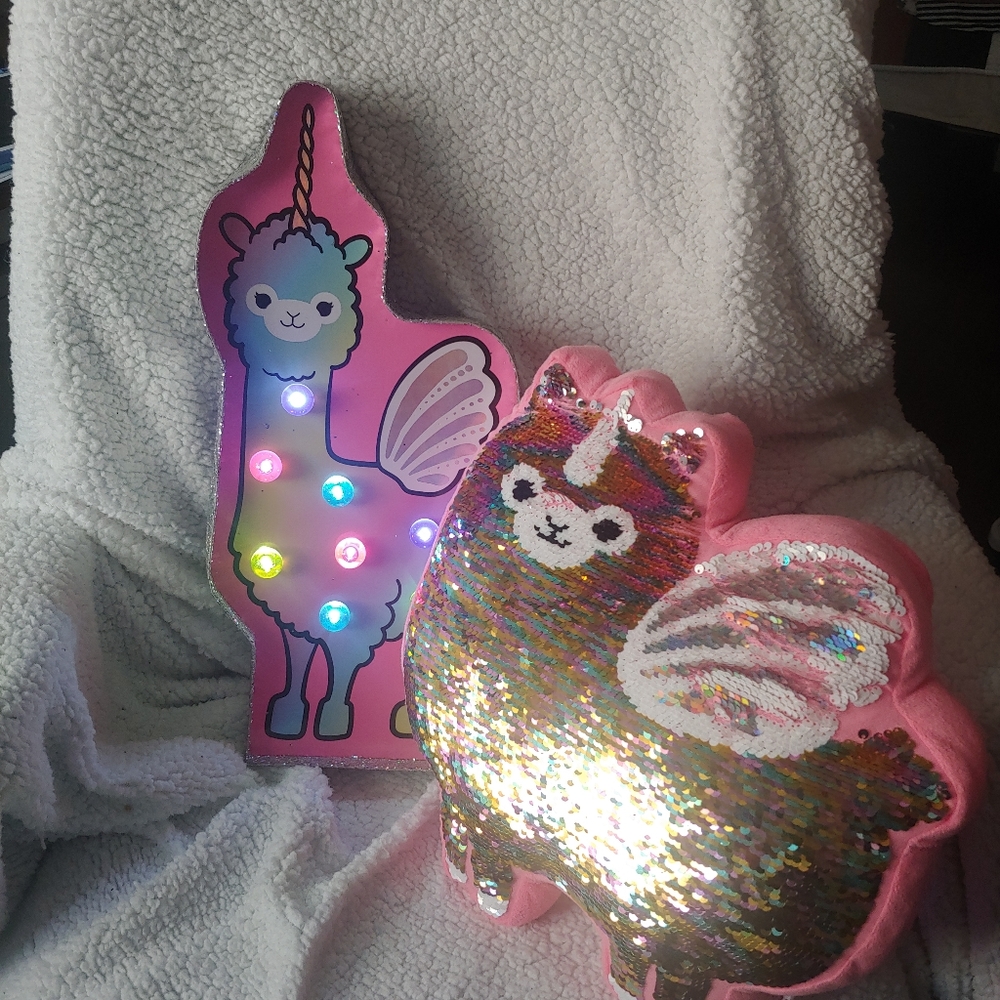 Unicorn llama set